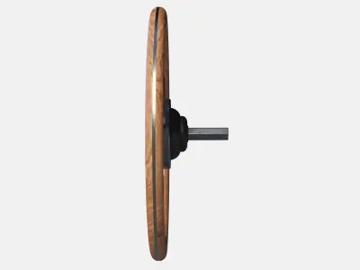 Vintage Ship Wheel 3D model