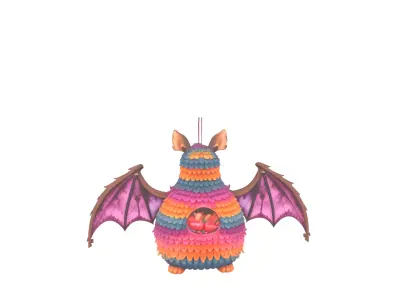 3D Leather Grimoire Book Cover Pentagram and Aged 3D model