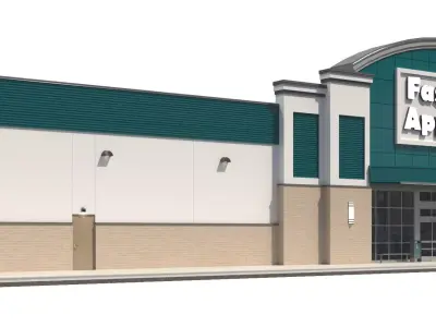 Retail-060 Retail Store 3D model