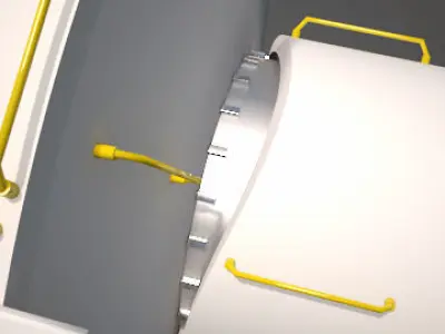 The Axiom Space Station Assembly 3D model