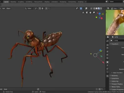 giant ant 3D model
