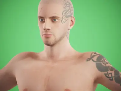 game rigged pack Low-poly 3D model