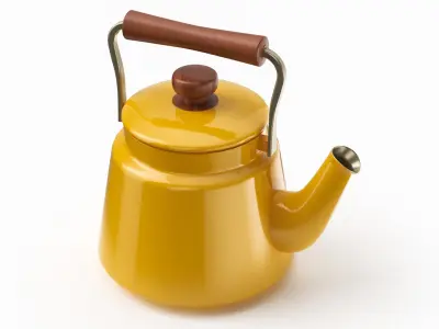 Teapot Low Poly 3D Model