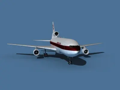 Lockheed L-1011-50 Richards Aviation 3D model