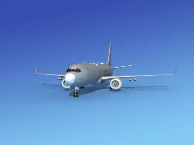 Boeing P-8 Poseidon Bare Metal 3D model