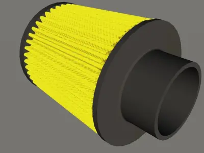 Cone Air Filter Free 3D model