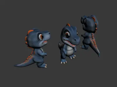 dinosaur Low-poly 3D model