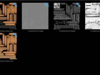 Cyberpunk barrier Guard - sci fi - game ready Low-poly 3D model