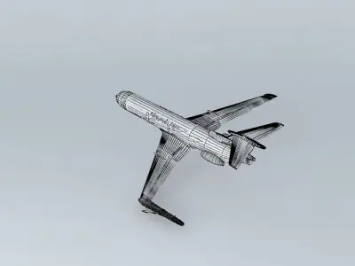 Adreanada Aero flight 1517 Free 3D model