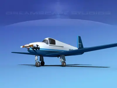 Mooney M-18 Mite V10 3D model