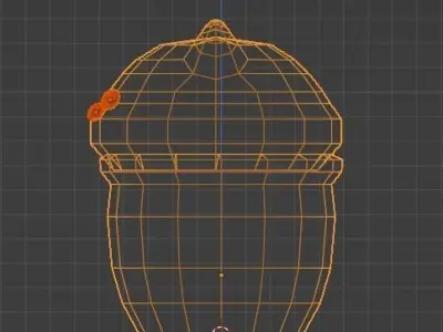 Low Poly Cat in Pot Free 3D model