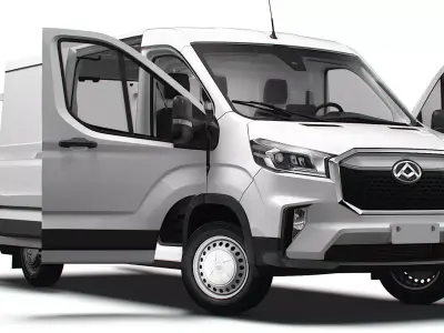 Maxus E Deliver 9 Van L2H1 HQInterior 2024 3D model
