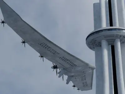 Ace Combat 7  Arsenal Bird and Lighthouse 3D model