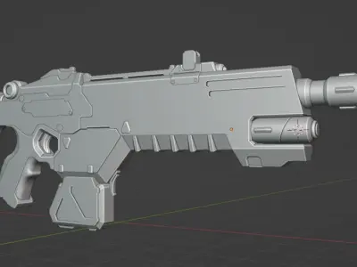 Kantrael MG Lasgun 3D model