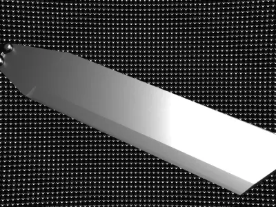 heli blade  Low-poly 3D model