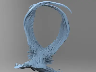 Dinosaur Spine Arch 1 3D model