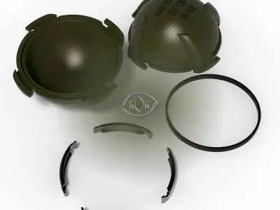 SHOAB 05 Submunition for Cluster avia Bomb Moulage 3D printable 3D model