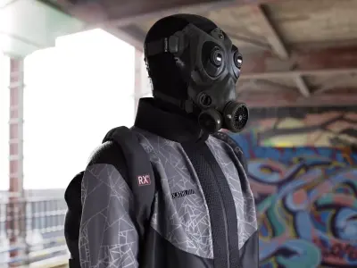 Post-apocalyptic survivor character 3D model