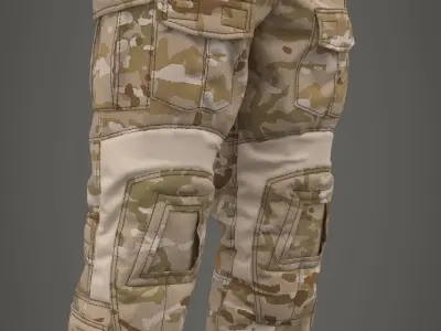 Crye Precision G3 Combat Pants - Marvelous 3D model