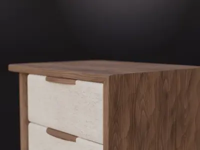 Modern Beside Table Free 3D model