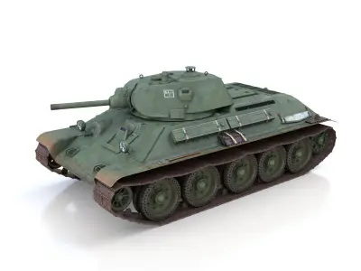 T-34-76 - Model 1940 -Soviet medium tank - 6MC 3D model