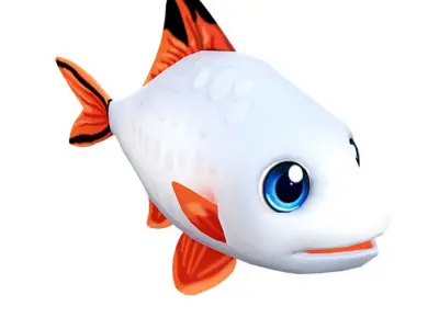 Tinfoil Barb Cartoon Animated Low-poly 3D model