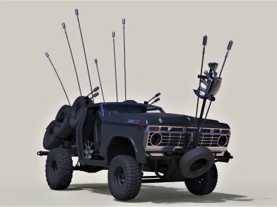 Tyre Medic from movie Mad Max Fury road 3D model