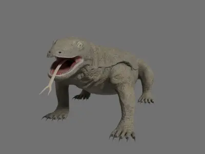 KOMODO DRAGON 3D model