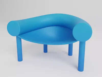 Lounge Sam Son Chair Magis Free 3D model