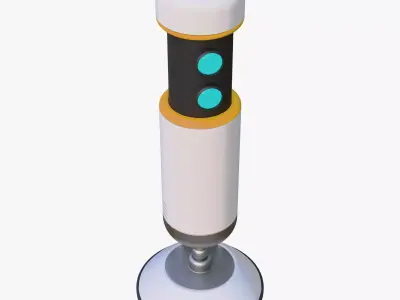 SciFi Security Pillar M1 3D model