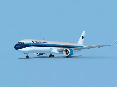 Boeing 767-400 Eastern Airlines 1 3D model