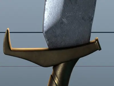 Sword 4 PBR 3D model