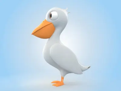 Pelican 3D model