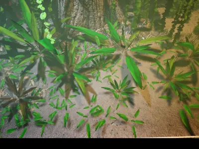 Aquariums Customizable Low-poly 3D model