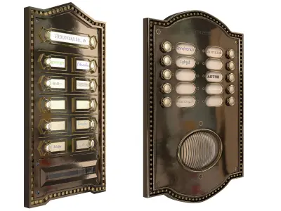 Electric Vintage Doorbell new 3D model