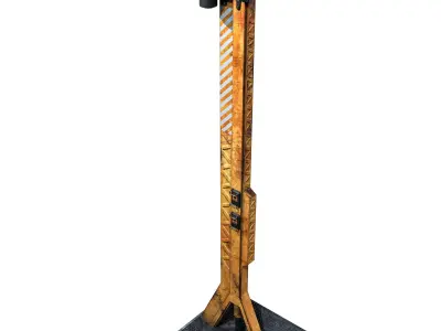 Ropeway Transport Low-poly 3D model