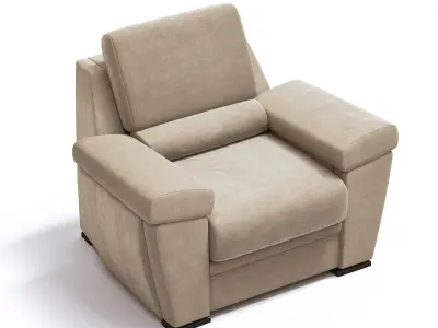 Leon soft chair Free 3D model
