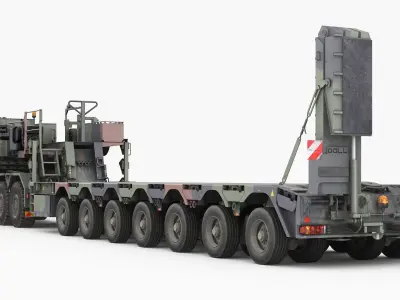 RMMV HX81 truck tractor with semi-trailer SaAnh70t 3D model