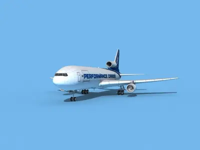 Lockheed L-1011 Perfomance Cargo 3D model