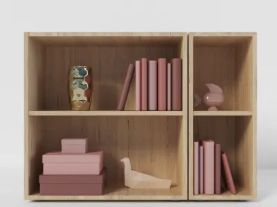 Flexa Popsicle Chest Cherry 3D model