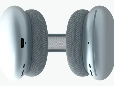 Apple Airpods Max Blue 3D model