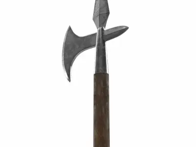 pole axe 01 3D model
