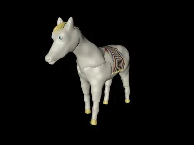 circus horse 3D model