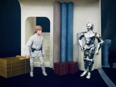 Docking Bay 94 Interior Diorama 3D print model