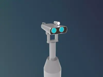 BINOCULAR MILITARY 3D print model