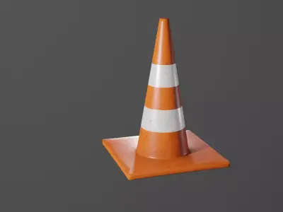 Traffic Cone 3D model
