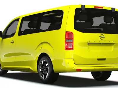 Opel Zafira Life Electric Large 2024 3D model