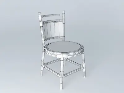 Rotan Chair 3 Free 3D model