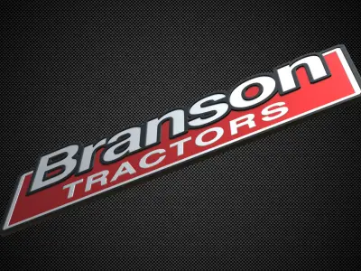 branson logo 3D model