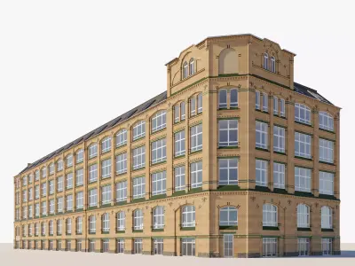German Loft Building 3D model
